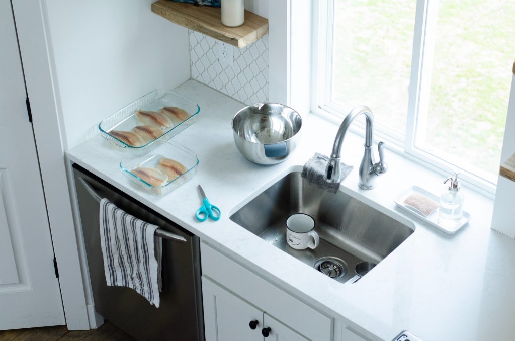 kitchen sink won't hold water